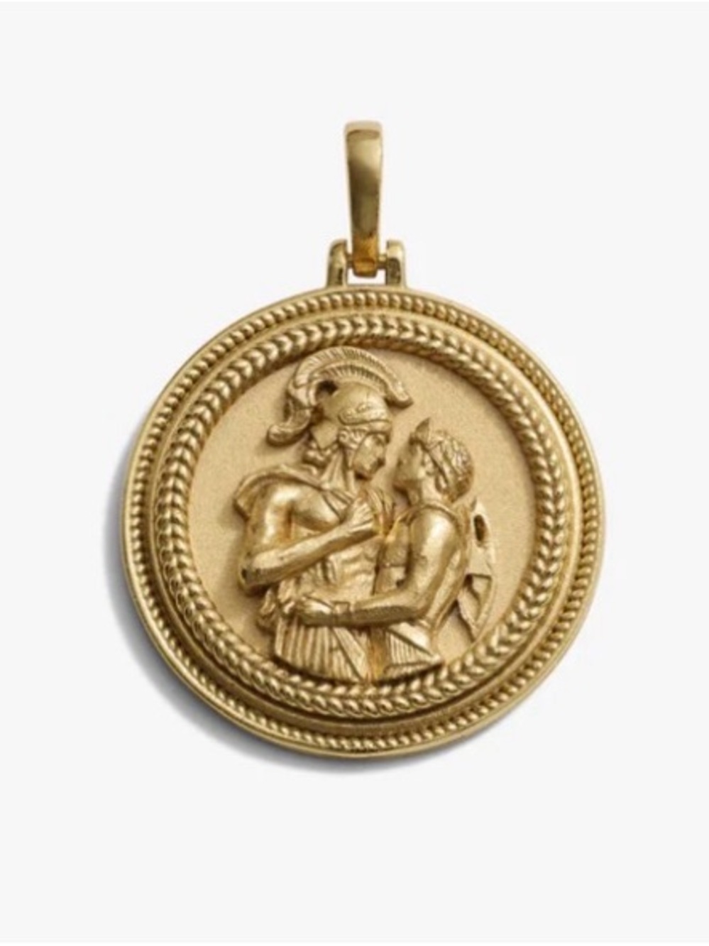 Achilles and Patroclus Pendant Necklace